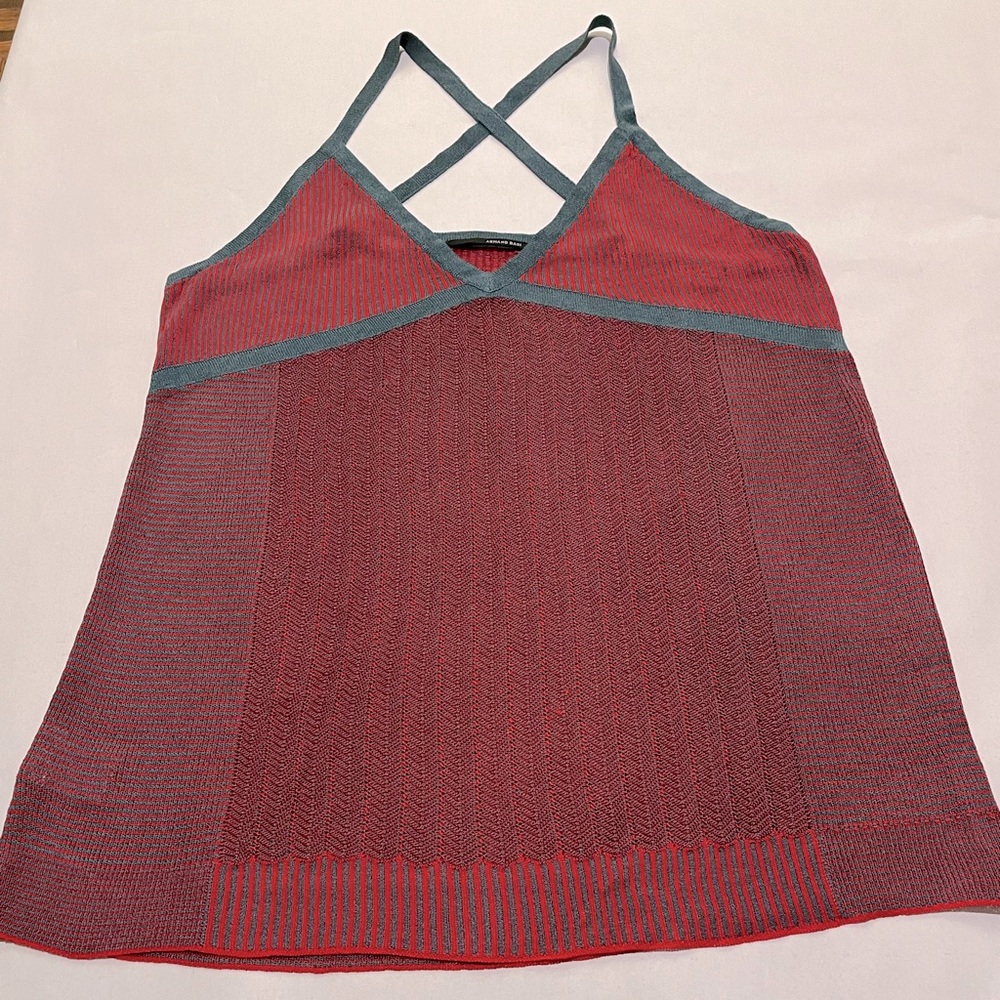 Armand Basi women top size XL length from strap 27 inches, pit to pit 19 inches